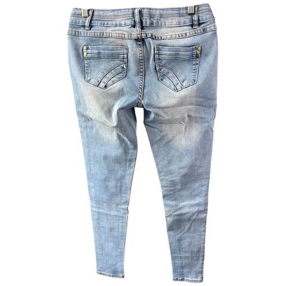 Free Culture denim jeans skinny stretch junior size 5 - Picture 2 of 5